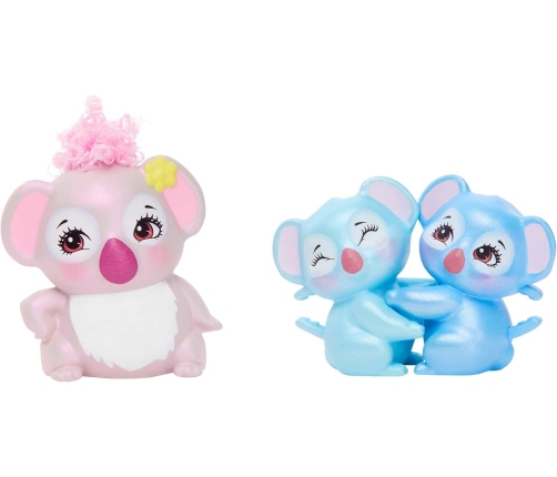 Mattel Enchantimals Glam Party Karalee Koala Family HNT61 Lelle ar dzīvnieku