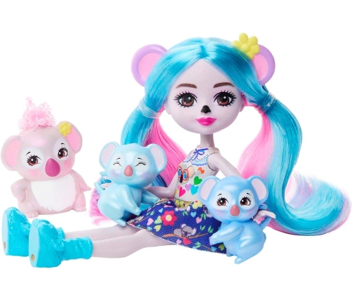 Mattel Enchantimals Glam Party Karalee Koala Family HNT61 Кукла с животными