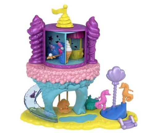 Mattel Polly Pocket Rainbow Funland Mermaid GYK41 / GYK42 Комплект Бухта Русалки