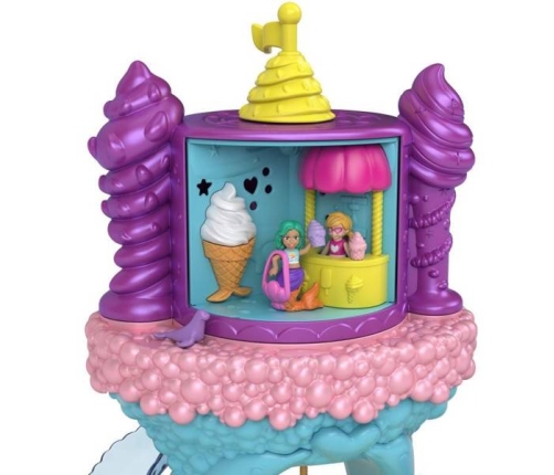 Mattel Polly Pocket Rainbow Funland Mermaid GYK41 / GYK42 Комплект Бухта Русалки