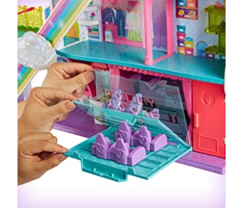 Mattel Polly Pocket Sweet Adventures Rainbow Mall HHX78 Spēļu komplekts