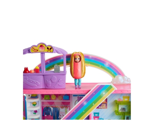 Mattel Polly Pocket Sweet Adventures Rainbow Mall HHX78 Spēļu komplekts