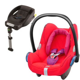 MAXI COSI CABRIOFIX Red Orchid Детское автокресло 0-13 кг + Familyfix база