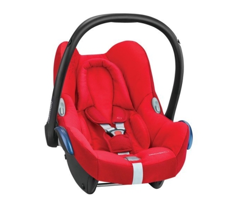 MAXI COSI CABRIOFIX Vivid Red Bērnu Autokrēsls 0-13 kg + Familyfix bāze