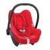 MAXI COSI CABRIOFIX Vivid Red Bērnu Autokrēsls 0-13 kg + Familyfix bāze