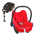 MAXI COSI CABRIOFIX Vivid Red Bērnu Autokrēsls 0-13 kg + Familyfix bāze