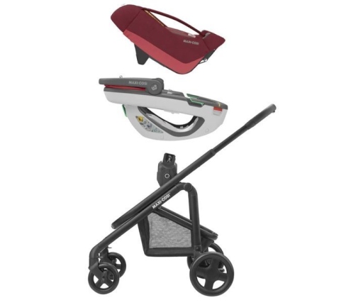 Maxi Cosi Coral 360 Essential red Bērnu Autokrēsls 0-13 kg + Familyfix 360 bāze