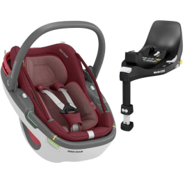 Maxi Cosi Coral 360 Essential red Bērnu Autokrēsls 0-13 kg + Familyfix 360 bāze