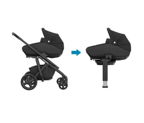 Maxi-Cosi Jade Essential Black Ratiņu kulba - autosēdeklis 0-9 kg