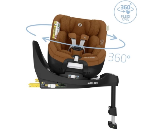 Maxi Cosi Mica Pro Eco i-Size 360 Authentic Cognac Bērnu Autokrēsls 0-18 kg