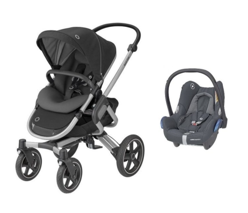 MAXI-COSI Nova 4 Essential Black Прогулочная Коляска + Cabriofix 0-13 кг