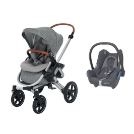 MAXI-COSI Nova 4 Nomad Grey Прогулочная Коляска + Cabriofix 0-13 кг