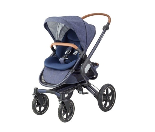 MAXI-COSI Nova 4 Sparkling Blue Прогулочная Коляска + Cabriofix 0-13 кг