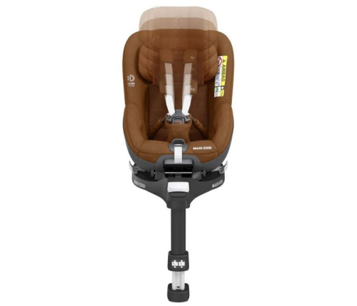 Maxi Cosi Pearl 360 Authentic cognac Bērnu Autokrēsls 0-18 kg + Familyfix bāze