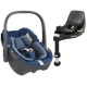 Maxi Cosi Pebble Essential blue Bērnu Autokrēsls 0-13 kg + Familyfix 360 bāze