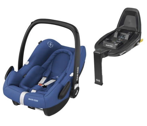 Maxi Cosi Rock Essential Blue Bērnu Autokrēsls 0-13 kg + Familyfix2 bāze