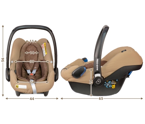 MAXI COSI Rock I-Size Essential Blue Bērnu Autokrēsls 0-13 kg