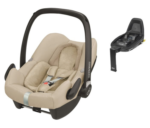 Maxi Cosi Rock Nomad Sand Bērnu Autokrēsls 0-13 kg + Familyfix2 bāze