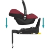 Maxi Cosi Tinca i-Size Essential red Bērnu Autokrēsls 0-13 kg + bāze FamilyFix2