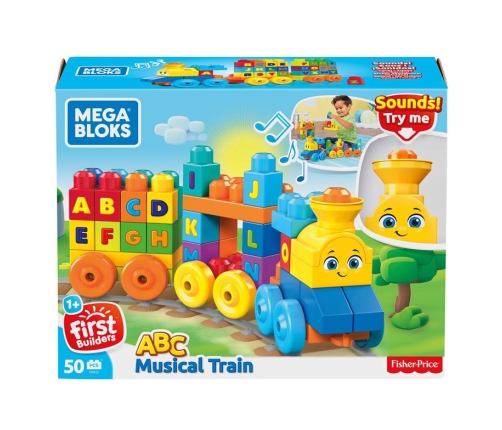 MEGA BLOCKS Konstruktors ABC Musical Train FWK22