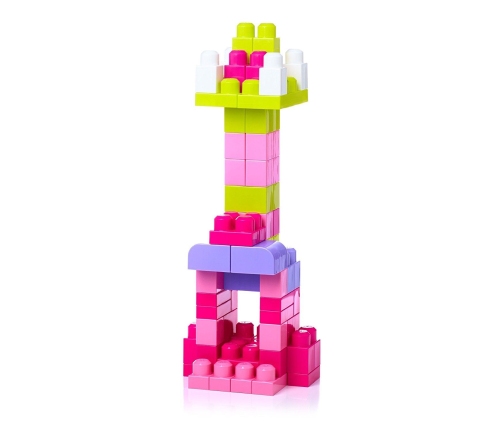 MEGA BLOCKS Konstruktors First Builders Building Pink DCH54, 60 gab.