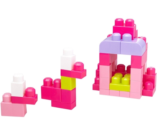 MEGA BLOCKS Konstruktors First Builders Building Pink DCH54, 60 gab.