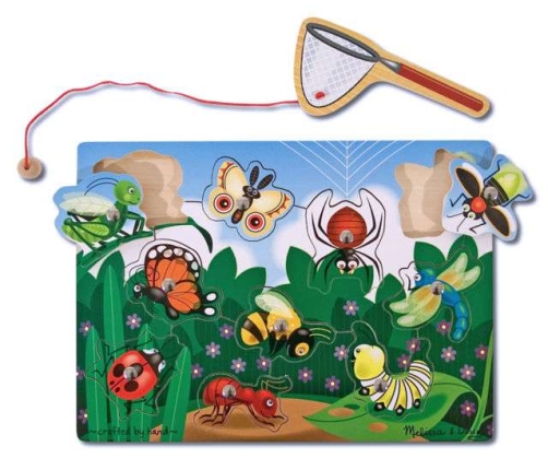 Melissa&Doug Magnetic Bug Деревянная развивающая игрушка на магнитах