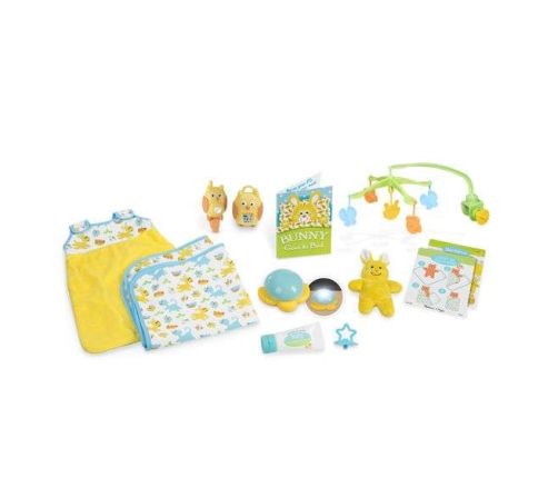 Melissa Doug Mine to Love-Bedtime Play Set Komplekts ar aksesuāriem