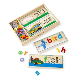 Melissa&Doug See&Spell Koka rotaļlieta Burti