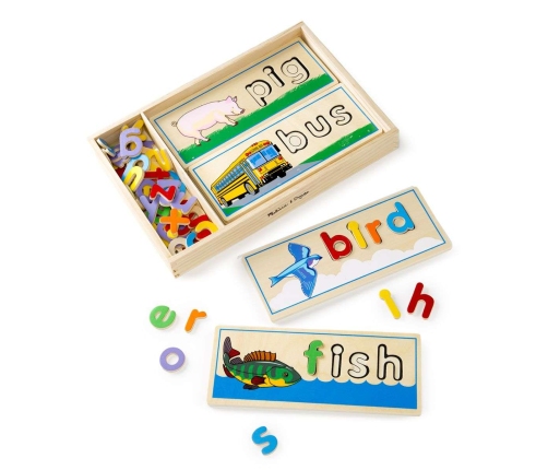 Melissa&Doug See&Spell Koka rotaļlieta Burti