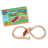 Melissa&Doug Train Set 8 Figure Koka dzelzceļš 22 gab.