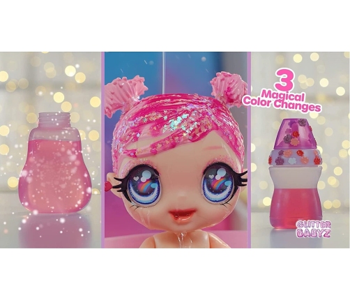 MGA LOL Glitter BABYZ Dreamia Stardust Baby Doll pink Кукла