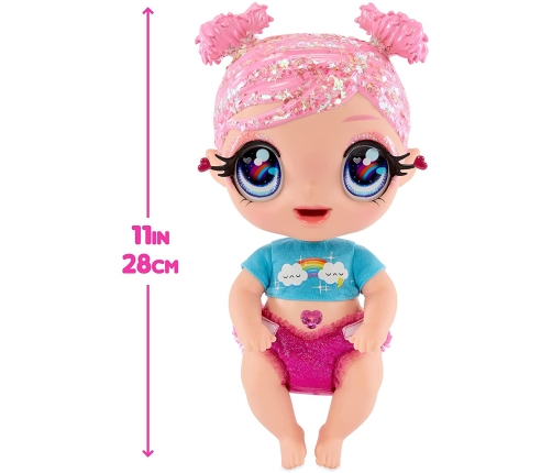 MGA LOL Glitter BABYZ Dreamia Stardust Baby Doll pink Кукла