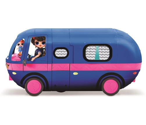 MGA LOL Surprise 4-in-1 Glamper Fashion Camper with 55+ Surprises (Electric Blue)