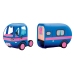 MGA LOL Surprise 4-in-1 Glamper Fashion Camper with 55+ Surprises (Electric Blue)
