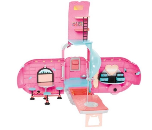 MGA LOL Surprise 4-in-1 Glamper Fashion Camper with 55+ Surprises (Silver)