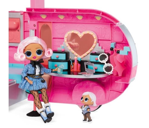 MGA LOL Surprise 4-in-1 Glamper Fashion Camper with 55+ Surprises (Silver)