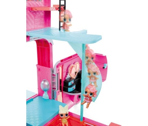 MGA LOL Surprise 4-in-1 Glamper Fashion Camper with 55+ Surprises (Silver)