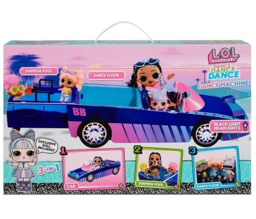 MGA LOL Surprise O.M.G. Dance Machine Car with Exclusive Doll