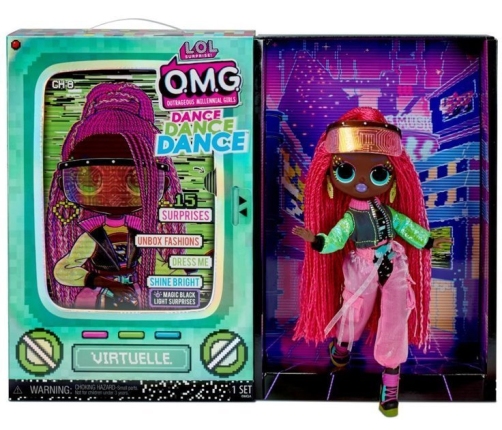 MGA LOL Surprise OMG Dance Virtuelle Fashion Doll 15+ Surprises