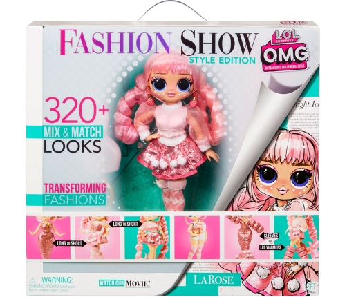 MGA LOL SURPRISE O.M.G. Fashion Show Style Edition LaRose Doll with 320+ looks