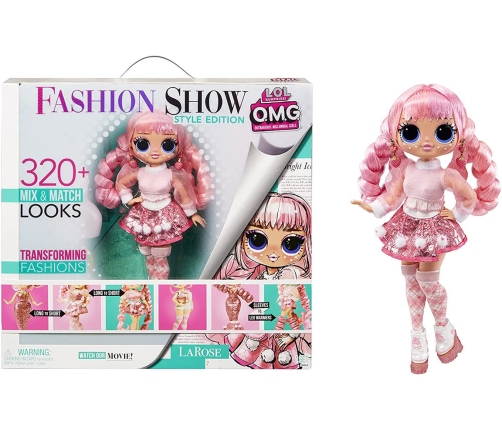 MGA LOL SURPRISE O.M.G. Fashion Show Style Edition LaRose Fashion Doll with 320+ looks