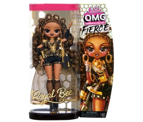 MGA LOL SURPRISE O.M.G. Fierce 707 Royal Bee Doll with 20 surprises