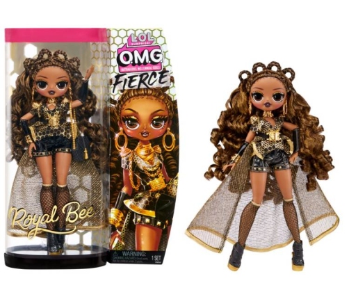 MGA LOL SURPRISE O.M.G. Fierce 707 Royal Bee Doll with 20 surprises