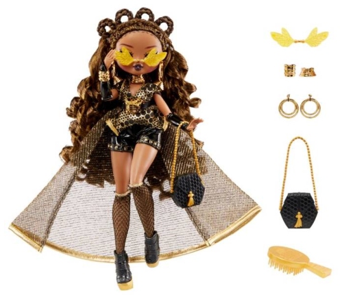 MGA LOL SURPRISE O.M.G. Fierce 707 Royal Bee Doll with 20 surprises