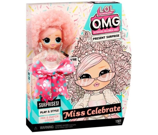 MGA LOL SURPRISE O.M.G. Miss Celebrate Present Fashion Doll