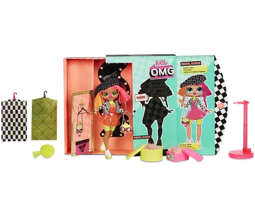 MGA LOL SURPRISE O.M.G. Neonlicious Fashion Doll with 20 Surprises
