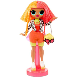 MGA LOL SURPRISE O.M.G. Neonlicious Fashion Doll with 20 Surprises