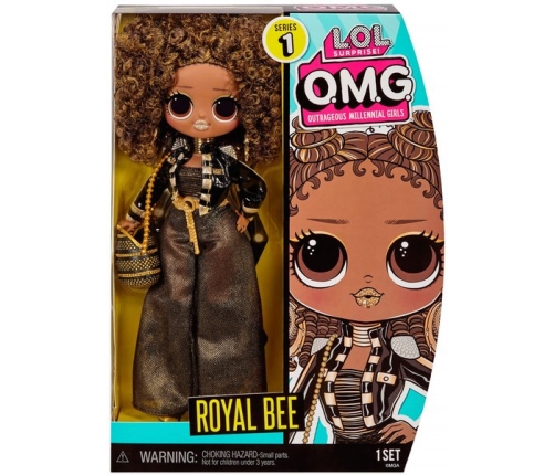 MGA LOL SURPRISE O.M.G. Royal Bee Fashion Doll with 20 Surprises