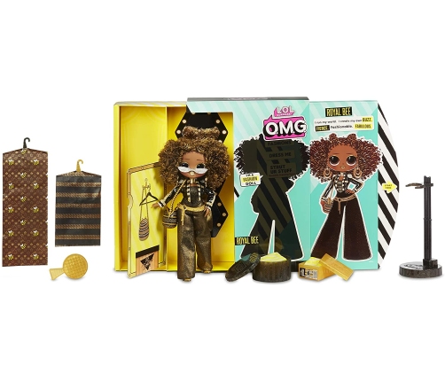 MGA LOL SURPRISE O.M.G. Royal Bee Fashion Doll with 20 Surprises